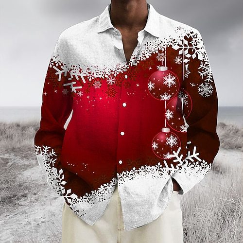 Men's Loose High-grade Comfortable Long Sleeve Lapel Button Shirt Top Fashion Brand