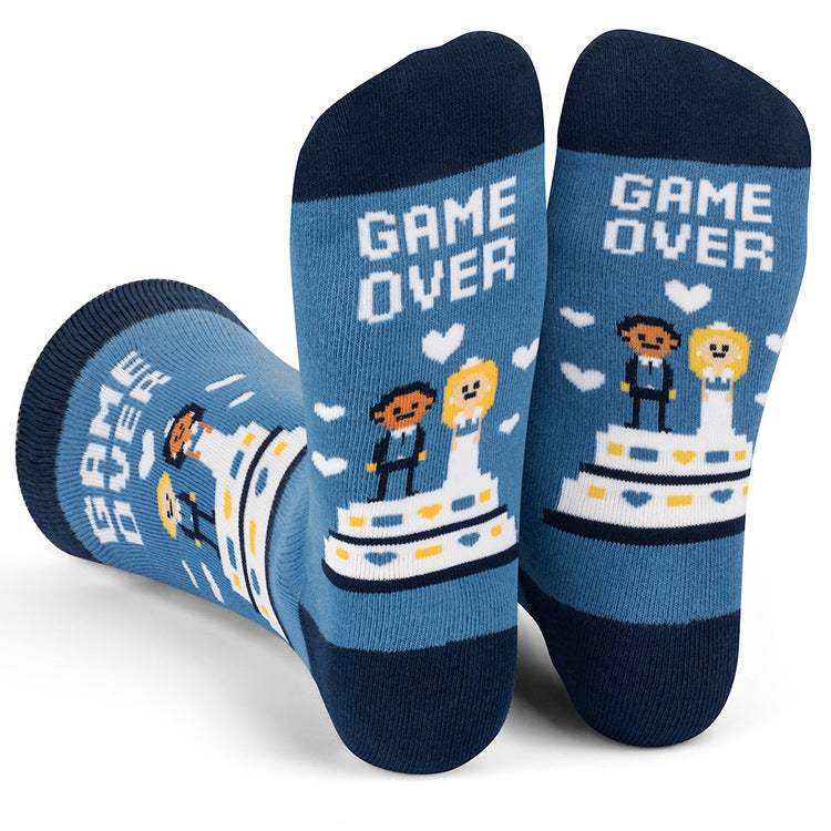 Fashion Sole English Letter Socks
