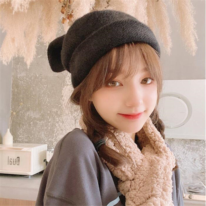 Winter Girl Cute Cold Protection Warm Beret
