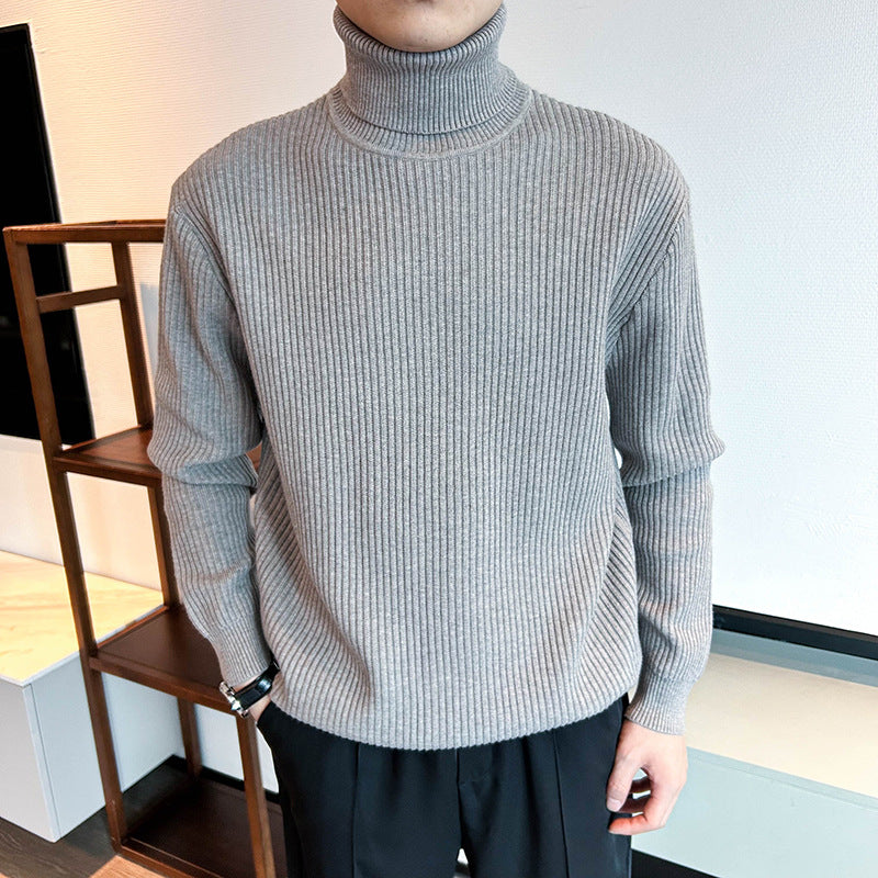 Trendy Loose-textured Knit Hoodie