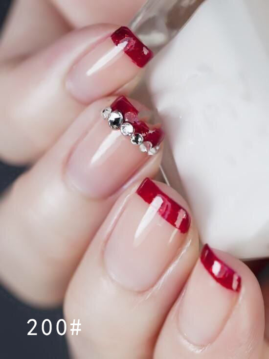 Glue Type Wear Bridal Finished Nail Art Fake