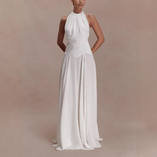 New Elegant Off-shoulder Long Party Dress