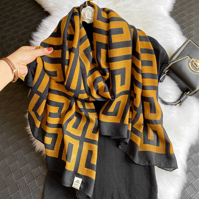 All-match warm scarf dual-use