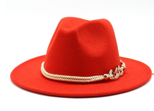 Women's Autumn And Winter British Style Jazz Hat
