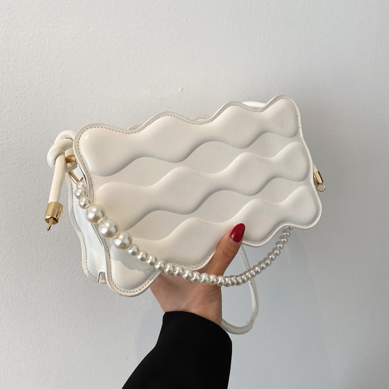 Fashion Simple Pearl One-shoulder Messenger Bag