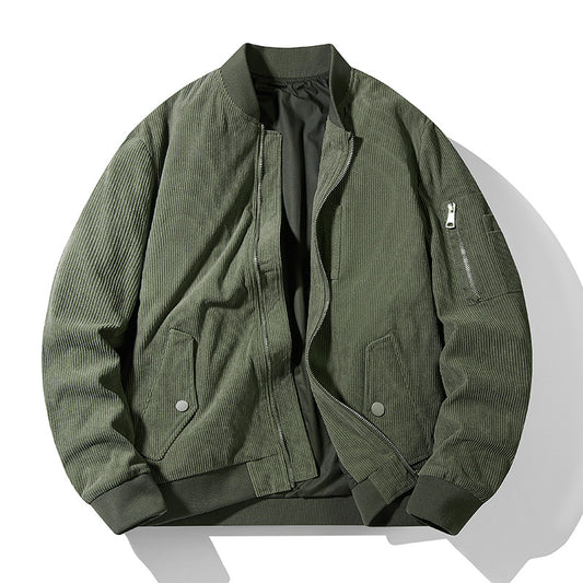 Men's Corduroy Loose Baseball Uniform