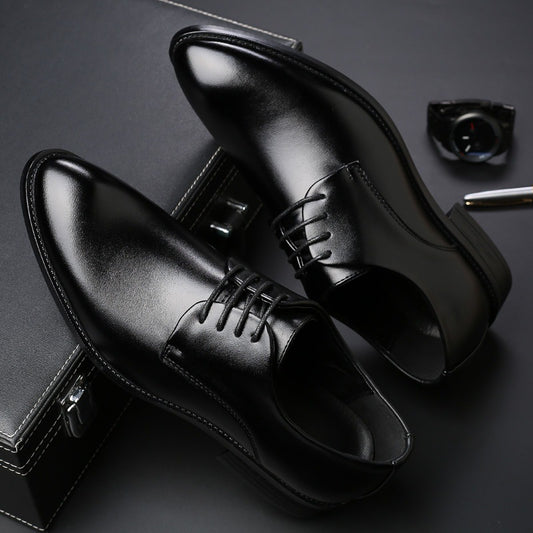 European And American Men's Derby Business Shoes