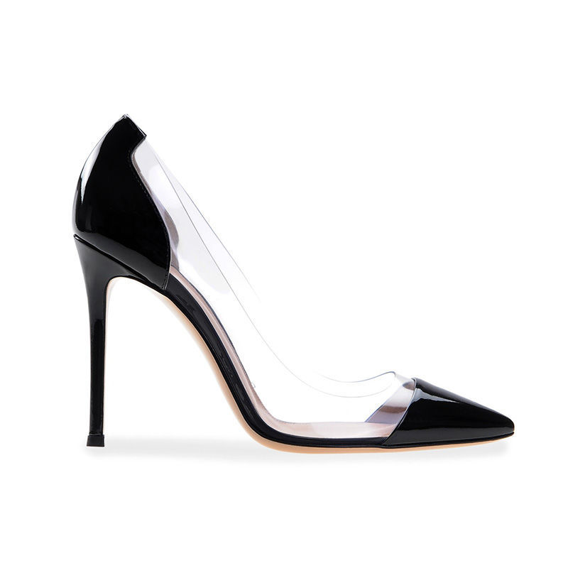 Transparent Nude High Heels Women's Stiletto Heel Summer