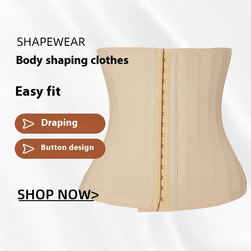 Violently Sweat Waist Shaping Belt 25 Steel Rib Rubber Corset