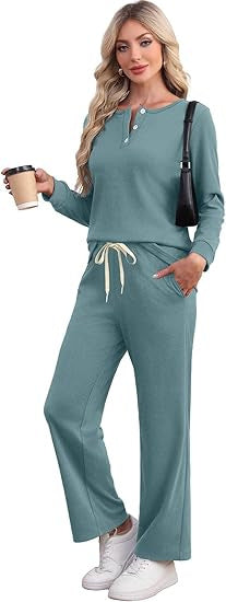 Fashionable Solid Color Versatile Women's Casual Suit