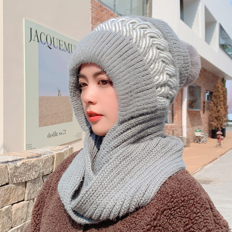 Women's All Match Woolen Scarf Hat