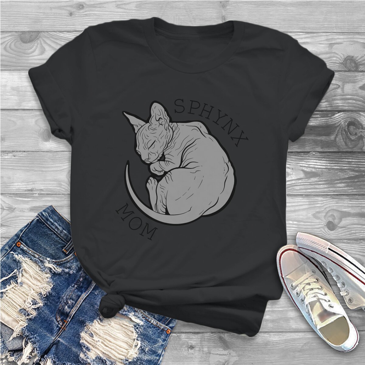 Women's Round-neck Loose Casual Print Short Sleeve