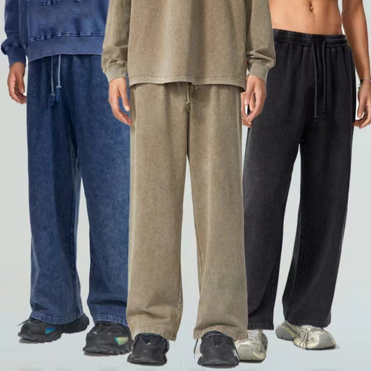 Retro Baggy Lige Bukser Mænds Og Kvinders Samme Bukser