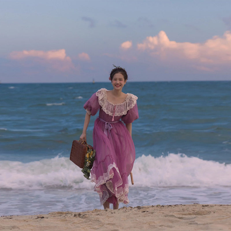 French Romantic Court Dress Girl