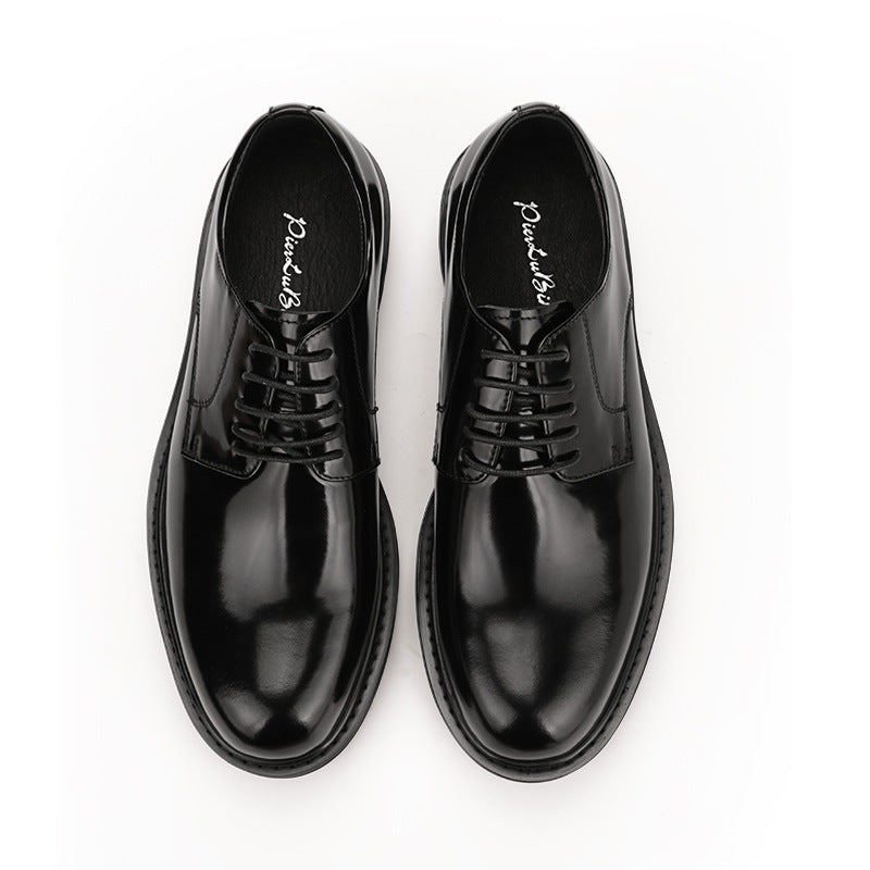 Men's Business Casual Trend All-match Increased Leather Shoes