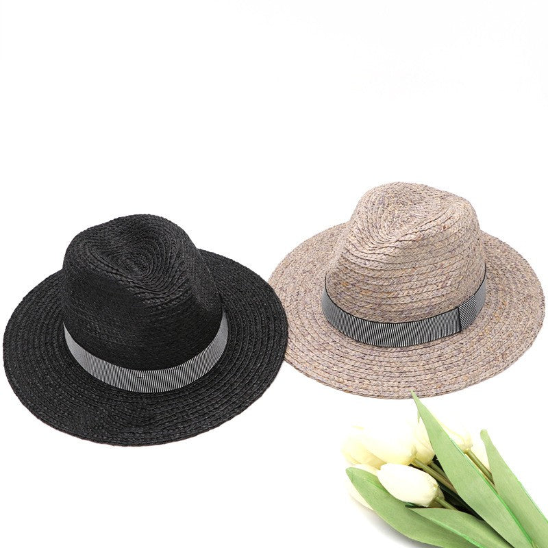 Sunscreen And Sunshade Rolled Jazz Hat