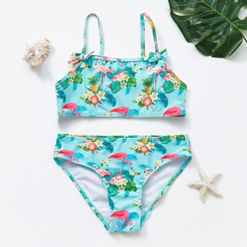 Two-piece Swimsuit Set Specially Designed For Girls And Children