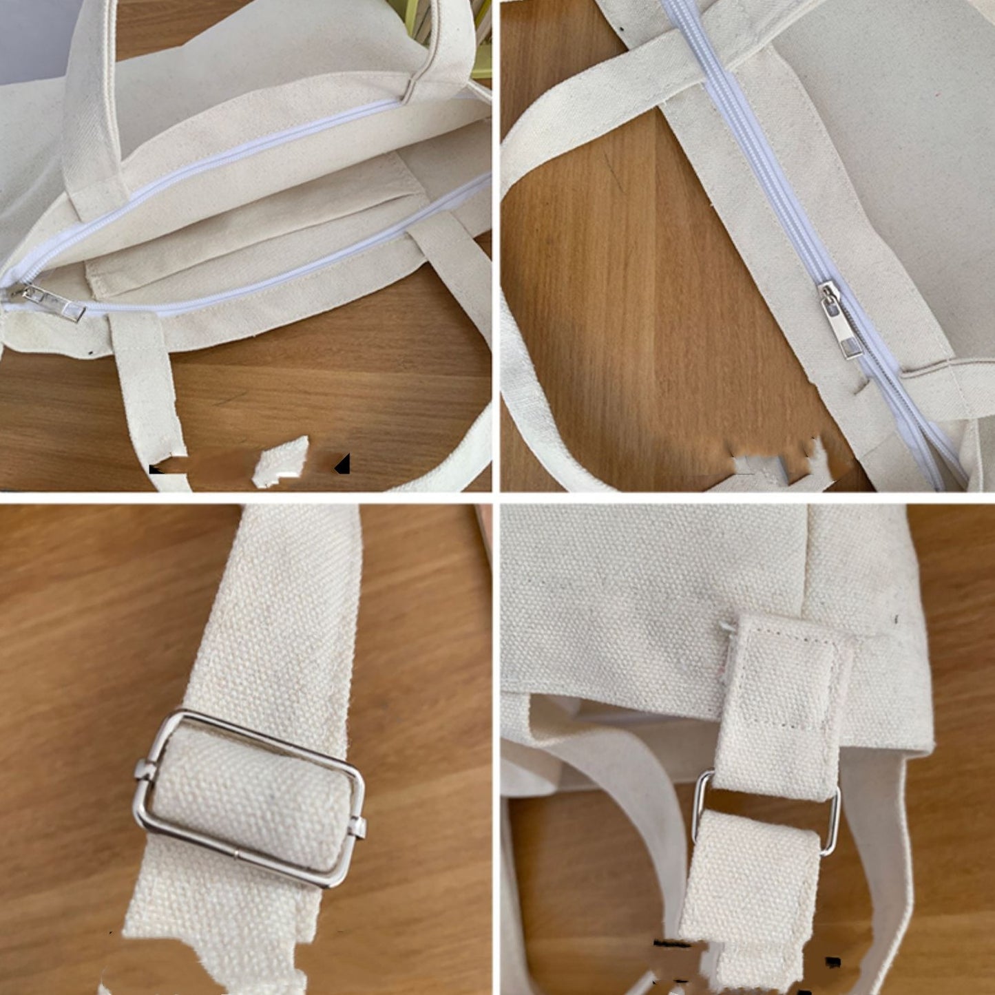 Fashion Girls Cute Ins Students Handheld Shoulder Canvas Crossbody Bag