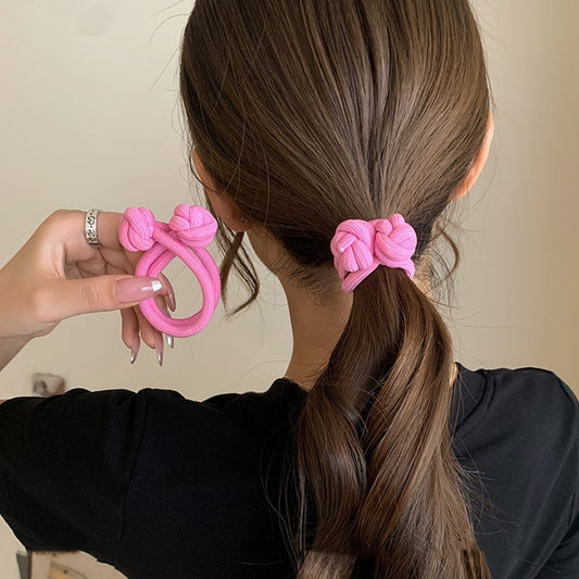 Girls' High-end Hair Band With Rubber Band