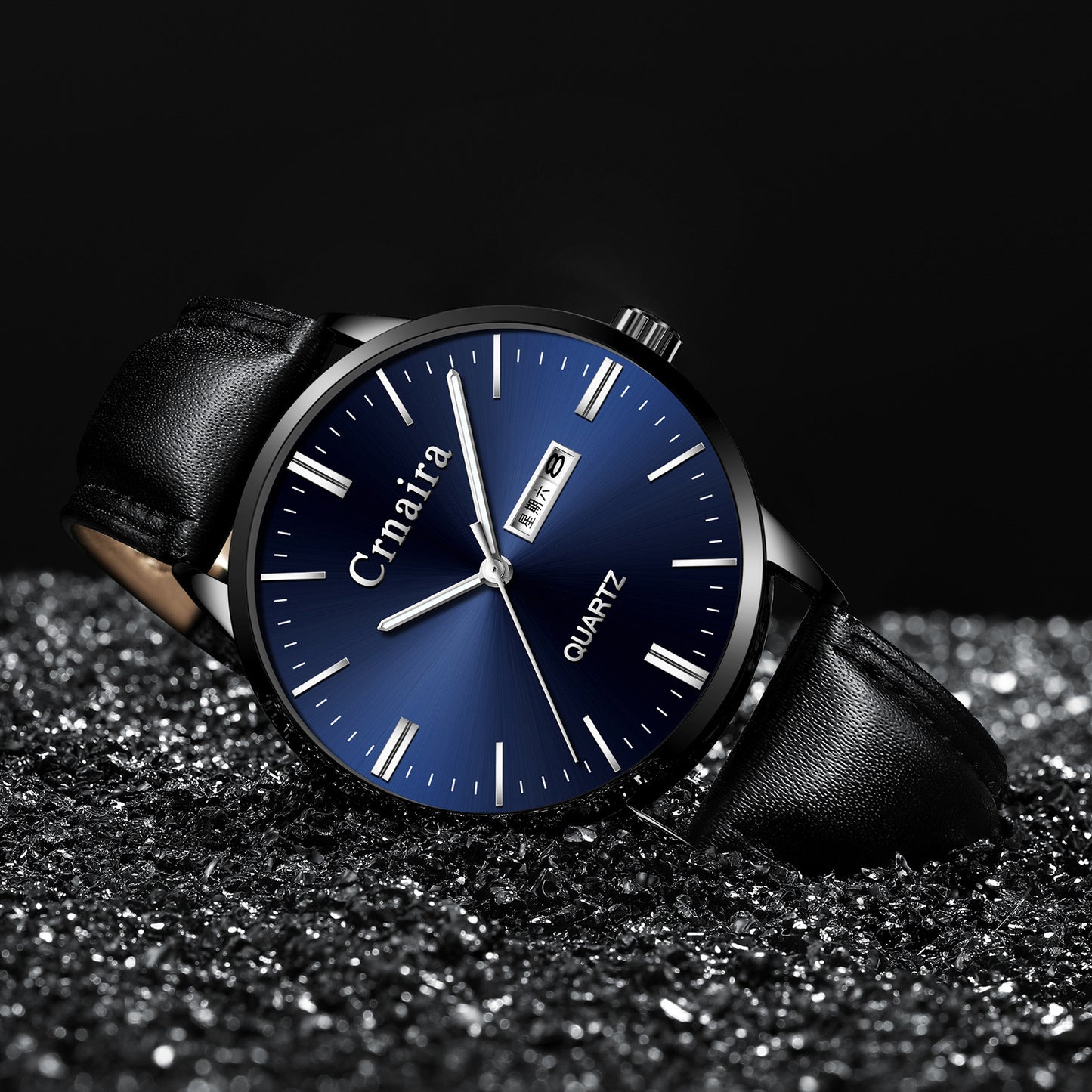 Men's Pointer Display Casual Waterproof Quartz Watch