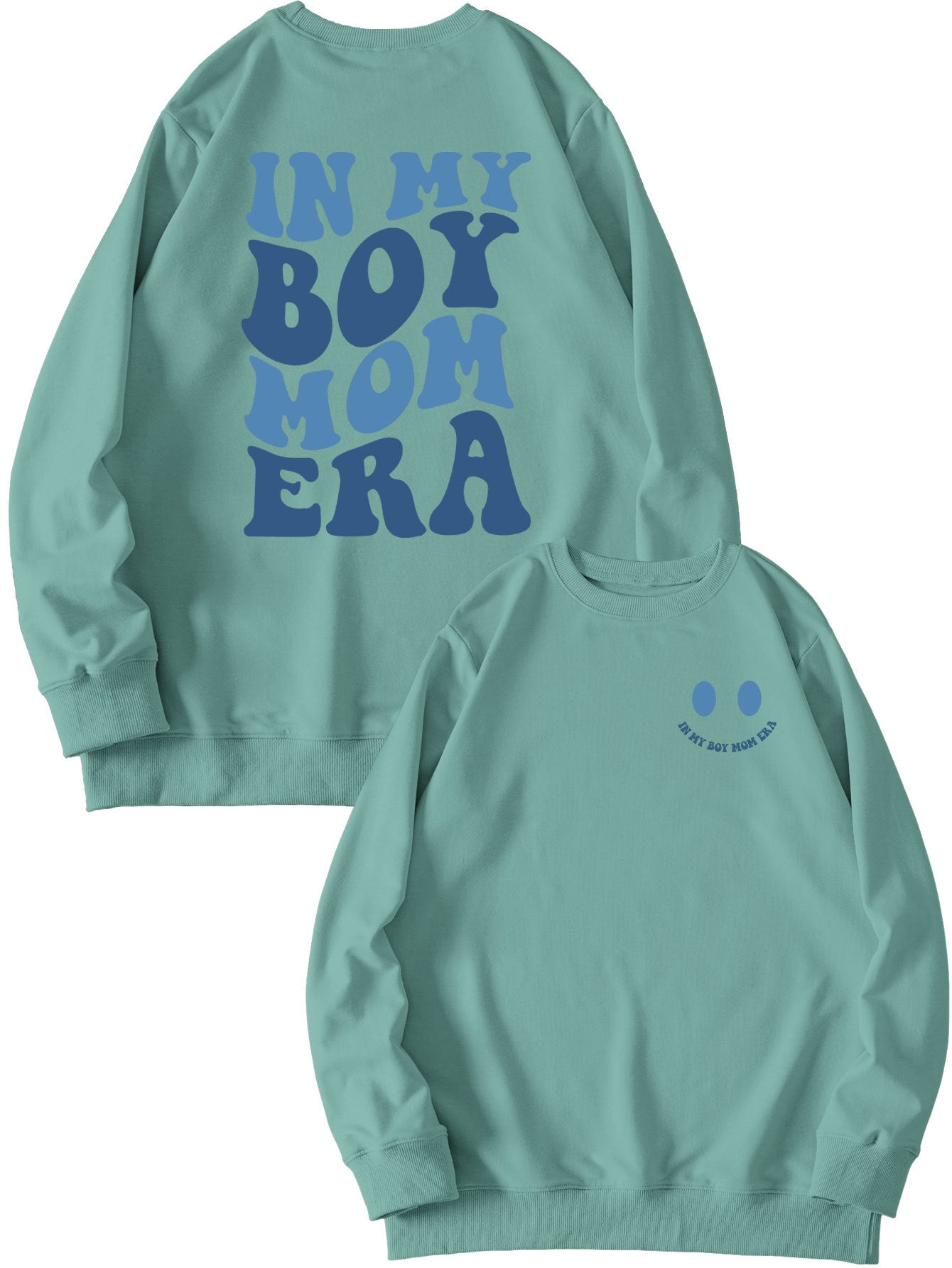 Double-sided Printed Pullover Sweatshirt Long-sleeved Shirt