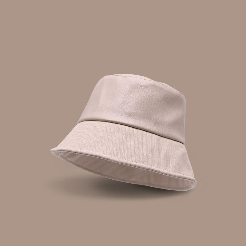 Stylish Color-block Bucket Hat That Flatters The Face For A Slimming Effect