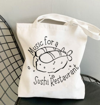 Music For Sushi House Canvas Bag