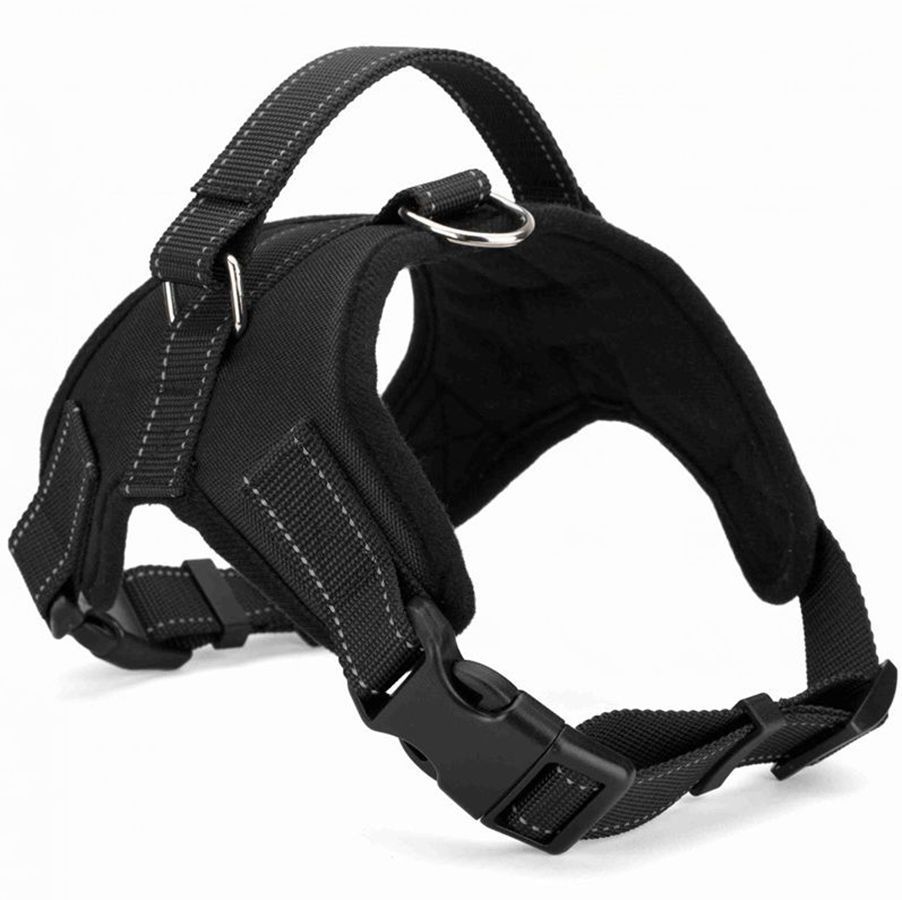 Explosion-proof Trap Hand Holding Rope Golden Retriever Leather Saddle Pet Harness