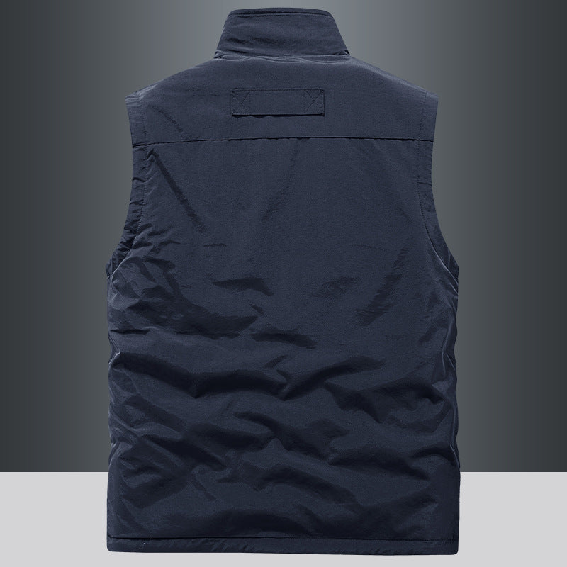 Double-sided Vest Men's Sports Fleece Vest