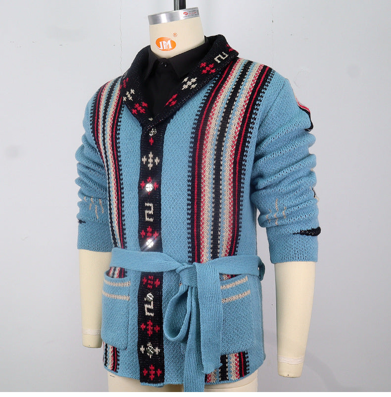 Autumn And Winter Thickening Mid-length Sweater Coat