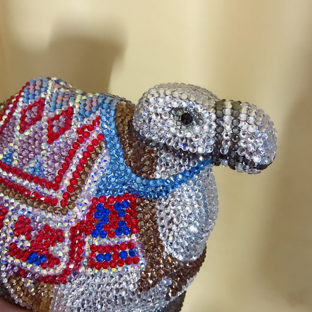 Cartoon Animal Shape Diamond Dinner Bag