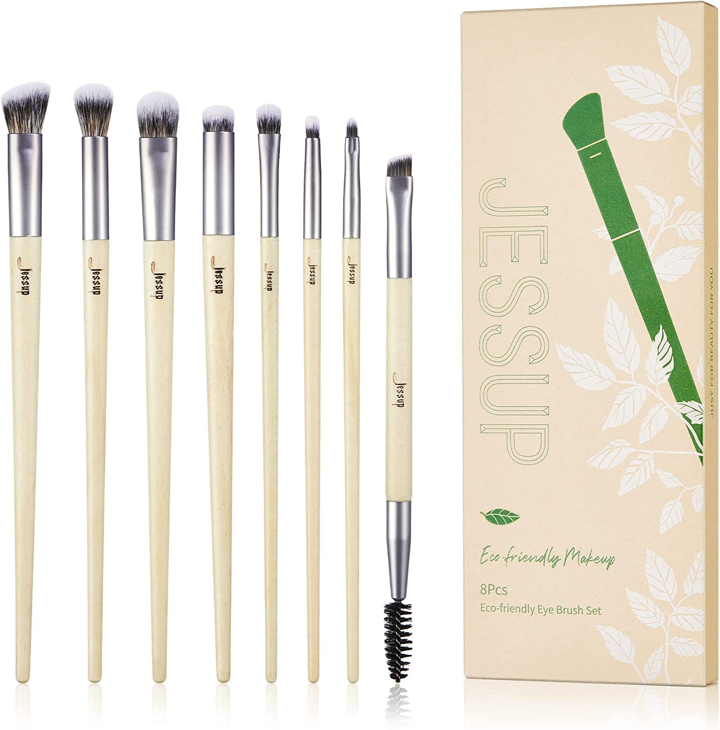 Jessup Brochas De Maquillaje,14 Piezas Set De Brochas De Maquillaje Veganas,Base En Polvo Sombra De Ojos Mezcla Corrector Juego De Brochas Para Pliegues Pinceles Para Delineador De Cejas,T329