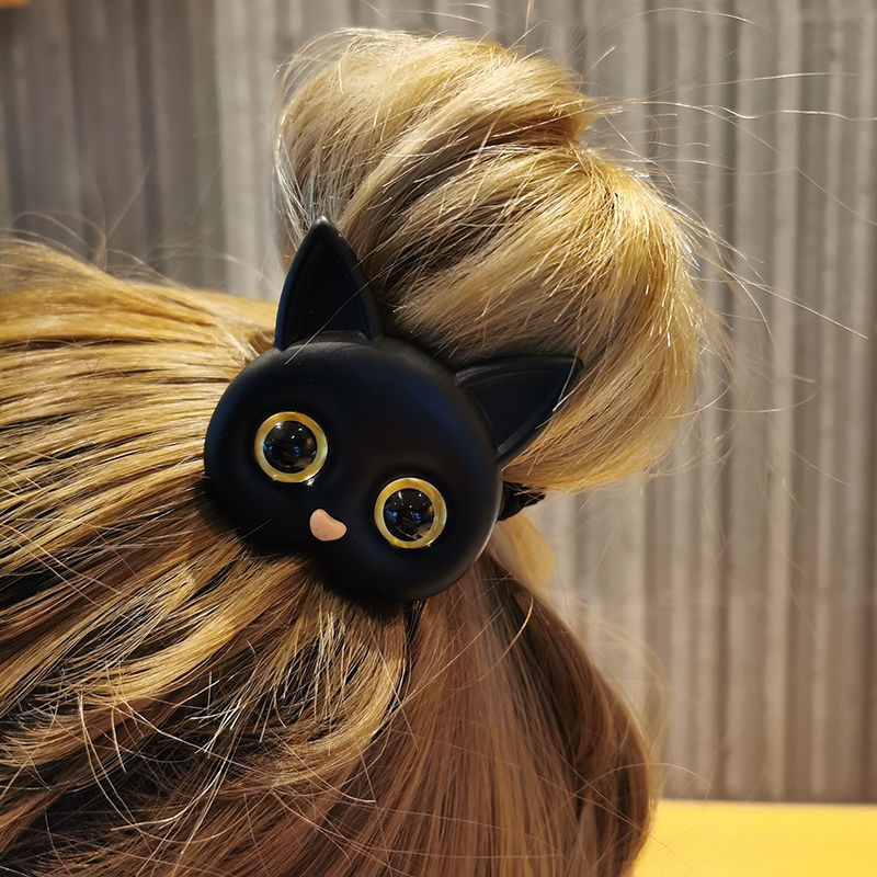 Korean Version Of Cute Cat Fashion Small Intestine Cloth Ring