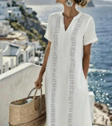 Casual Printed Temperament Long Skirt Girl