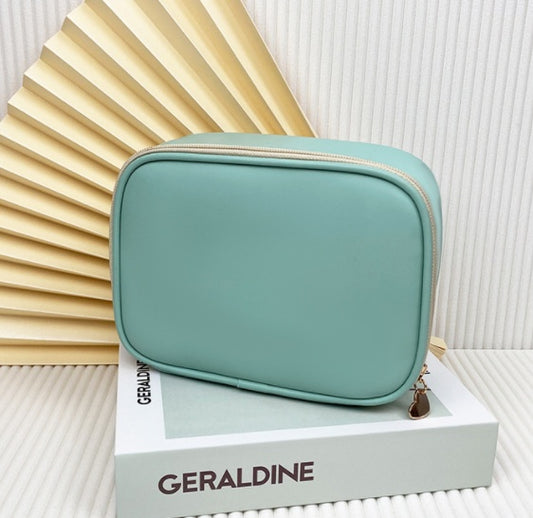 Korean Version PU Waterproof Cosmetic Bag