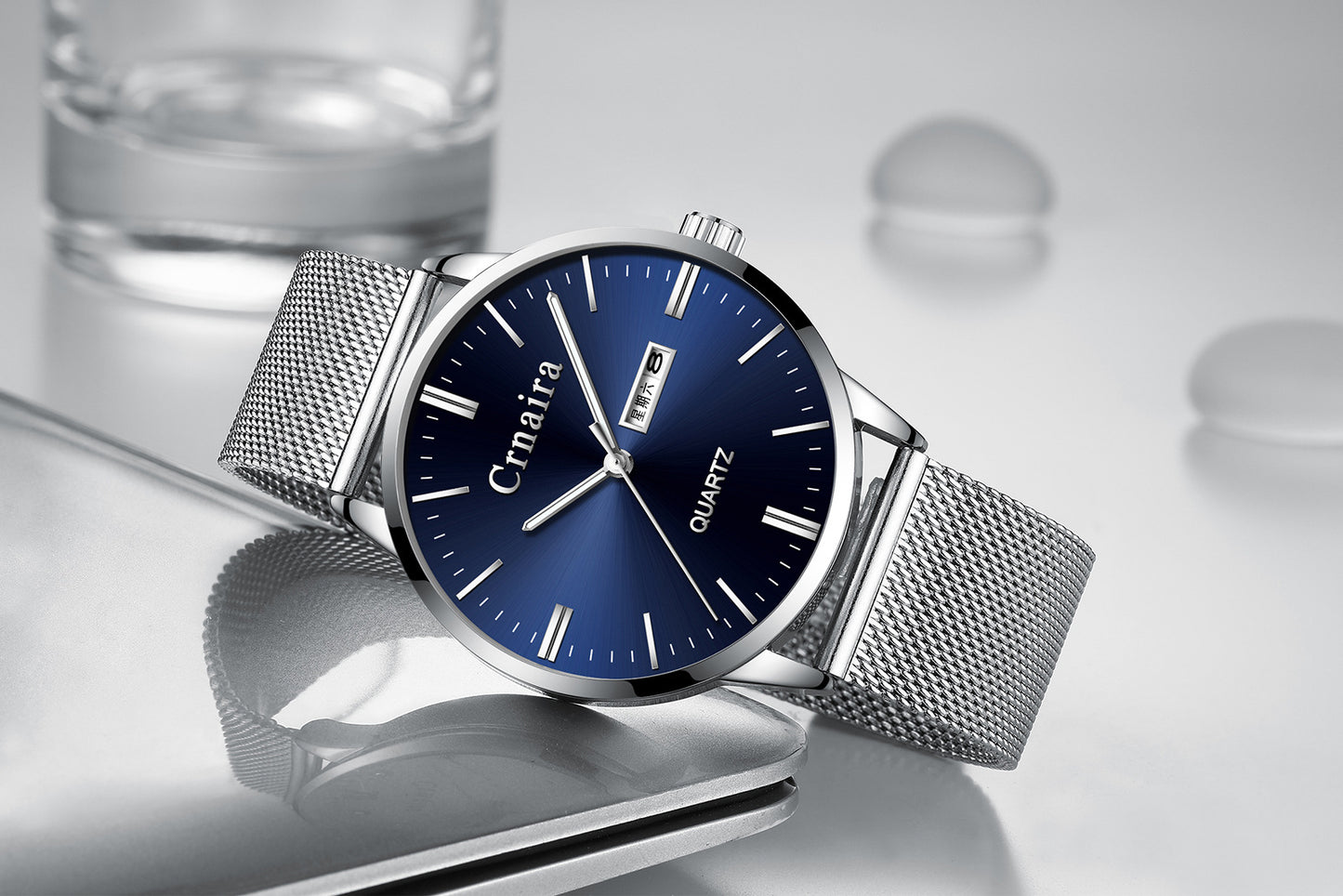Men's Pointer Display Casual Waterproof Quartz Watch