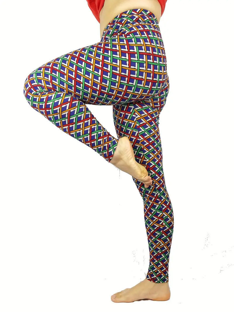 Striped Series Simple Yoga Pants Belly Contracting And Hip Lifting
