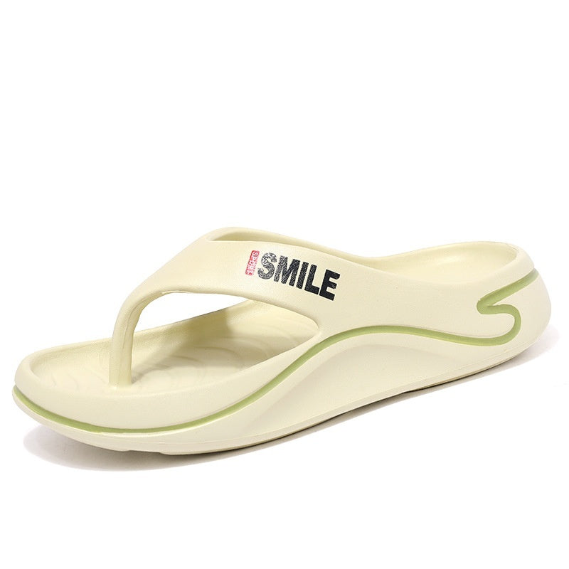 Mens Outdoor Step-on-poop Themed Flip-flops