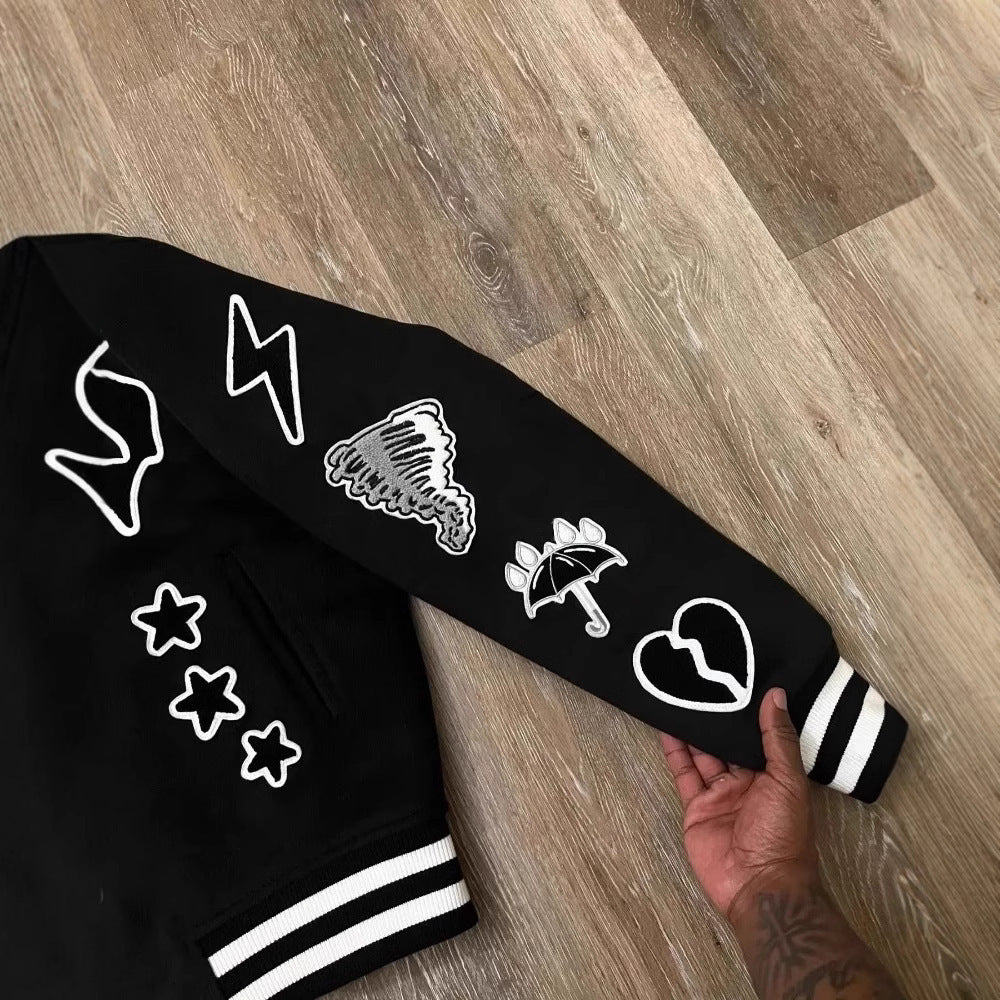 High Street Hip Hop Loose Jacket Coat