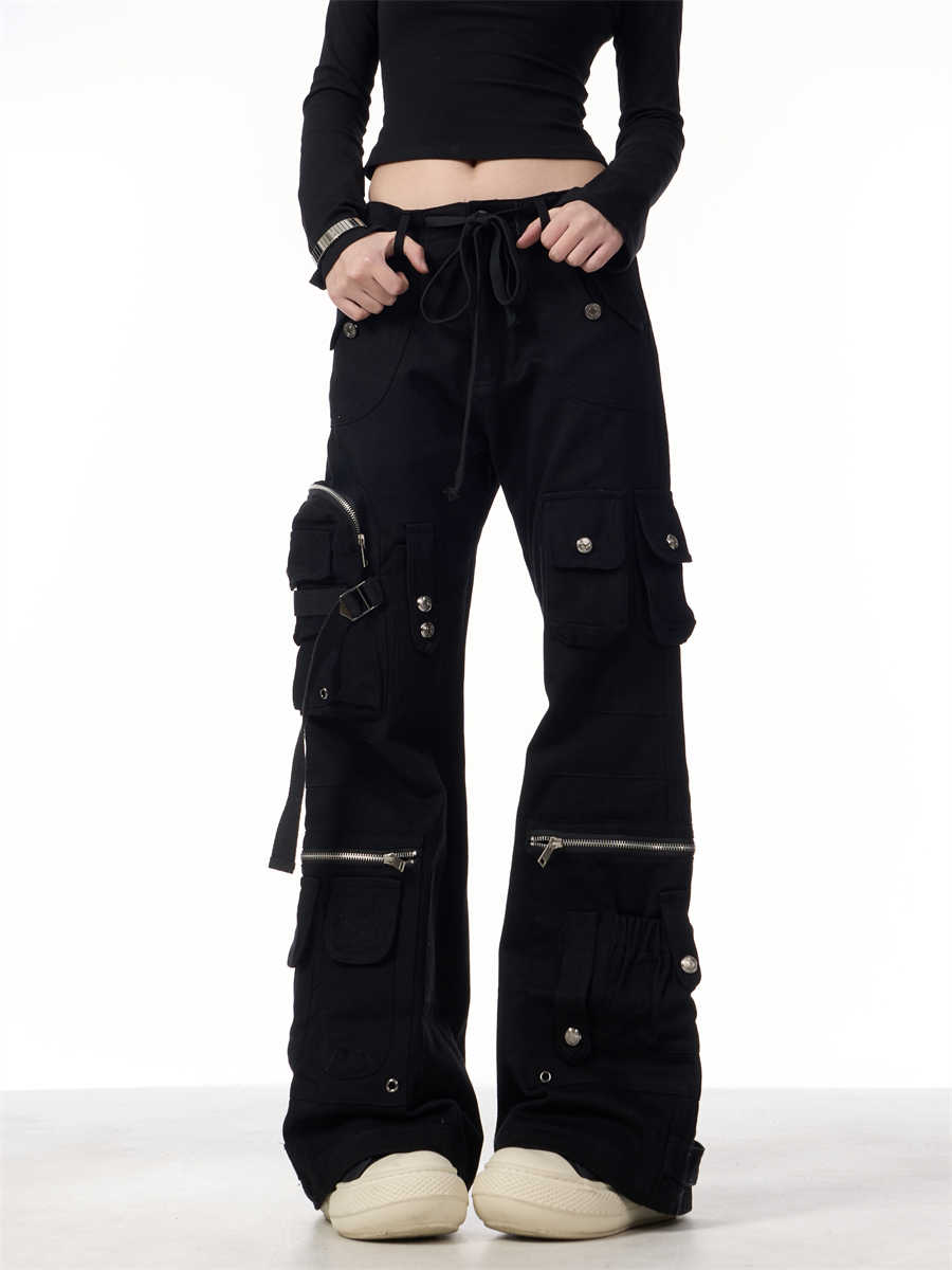Spring New Loose Heavy Industry Straight-leg Trousers