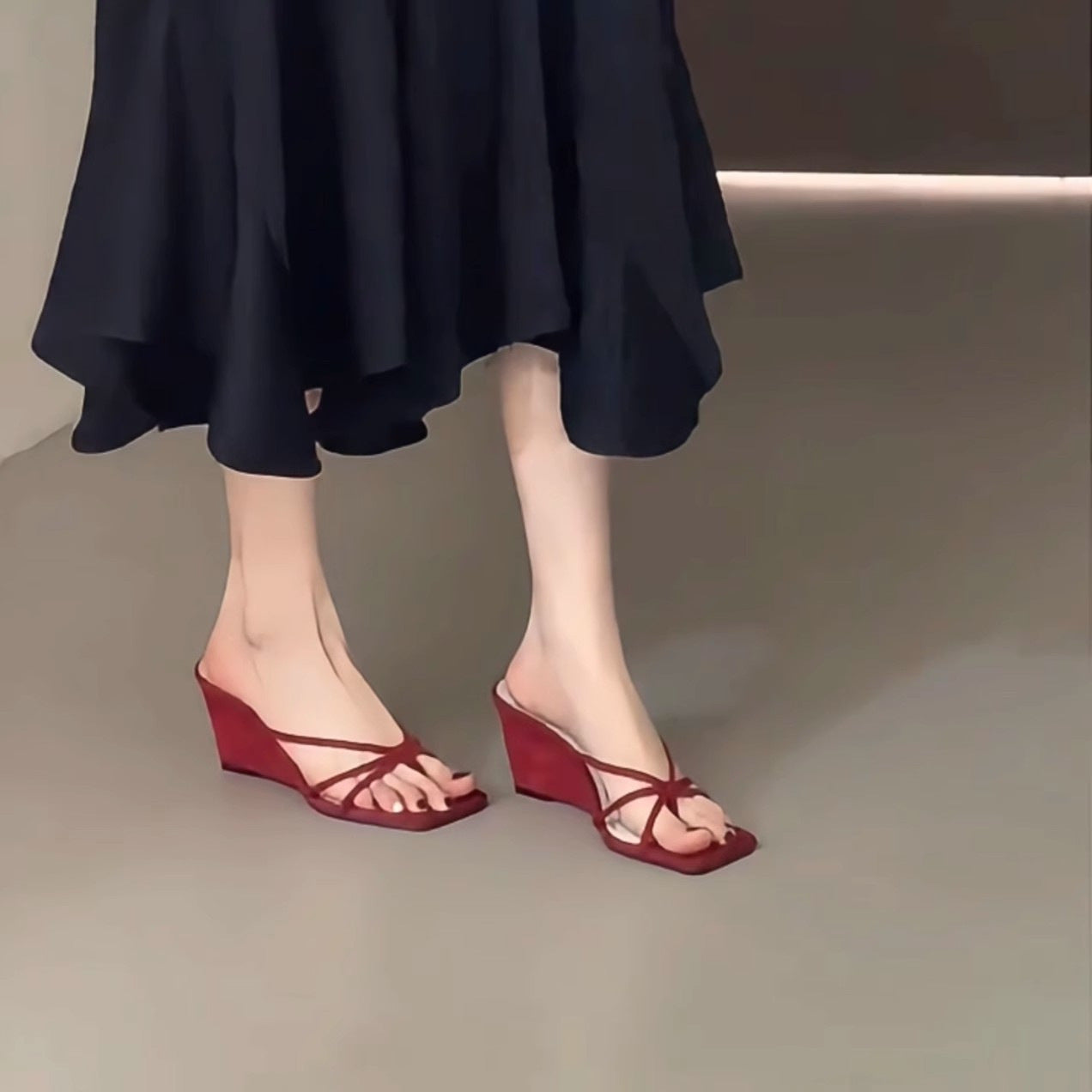 Women's Fashion New Arrival Petite-Strap Plus-Size Flip-Flops