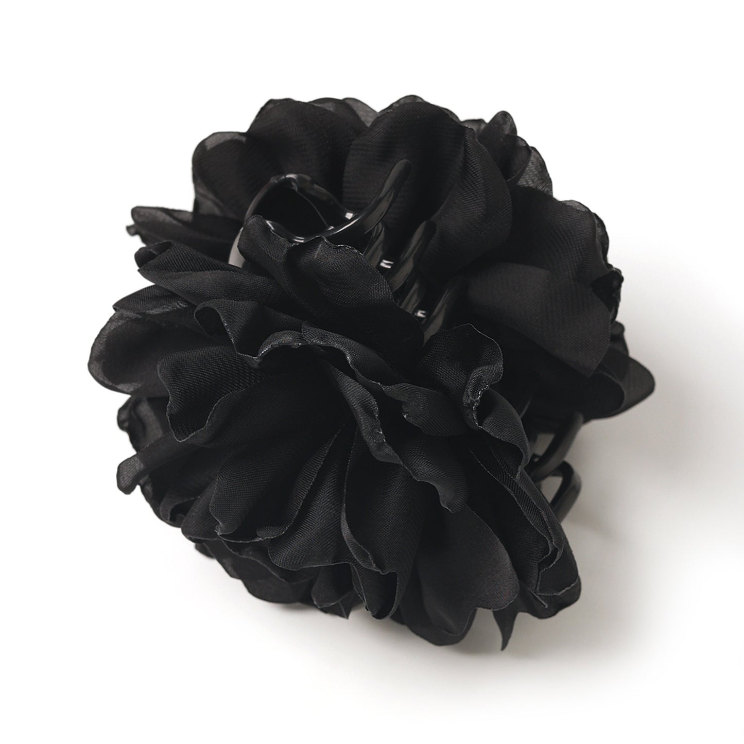 Female Minimalist French Satin Camellia Large Gripper