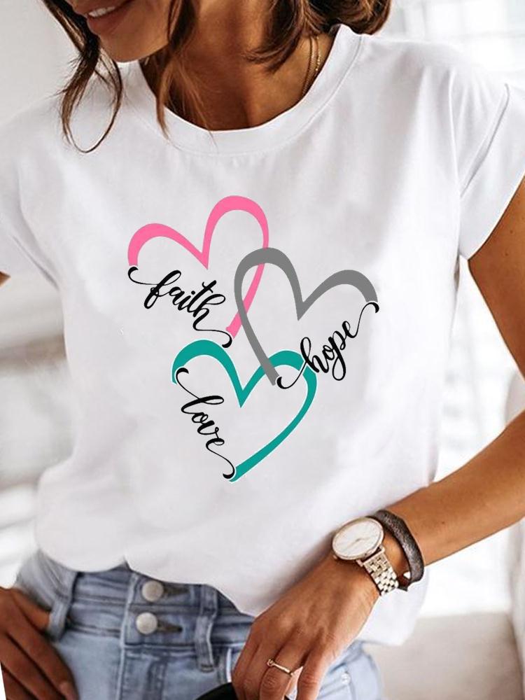 T-shirt AliExpress Amazon Independent Station Kortærmet til kvinder