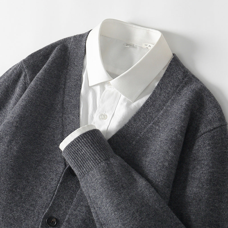 Ungdommelig business-casual strikket modejakke i store størrelser