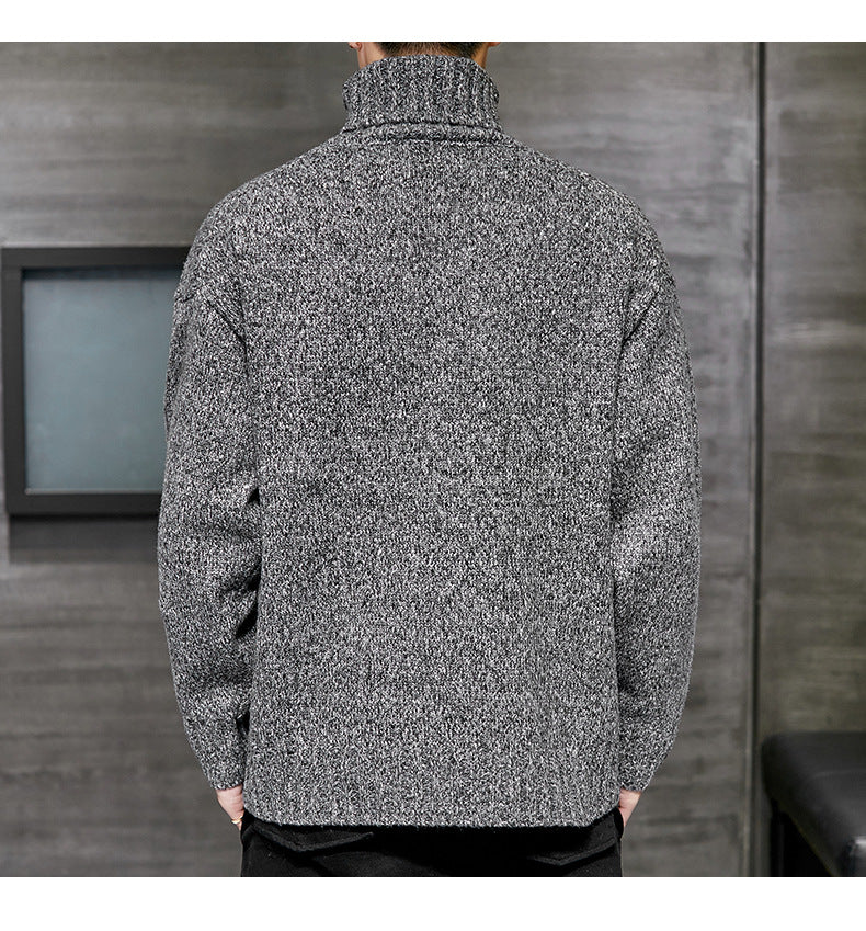 Loose Bottoming Shirt Solid Color Knit Long Sleeves