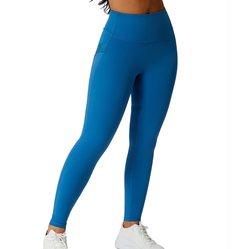 Lomme Tights med Høj Talje Formende Fitness Yoga Bukser