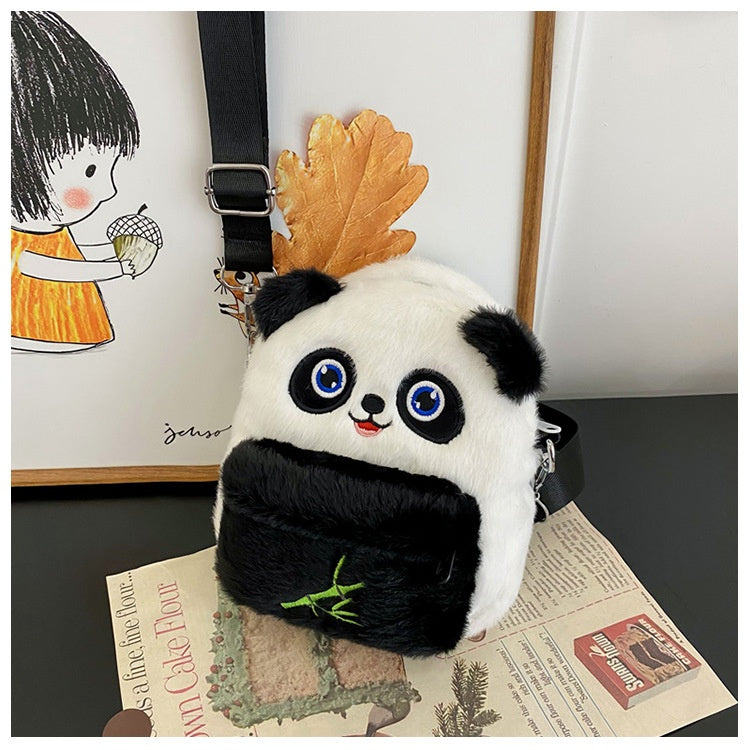 Cute Panda Small Bag Personalized Mini Children's Parent-child Plush