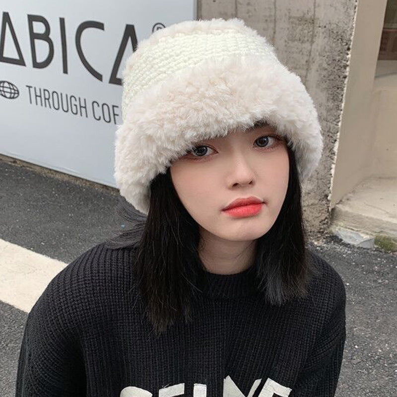 Women's Fashion Retro Hundred With Ear Protection Warm Woolen Hat