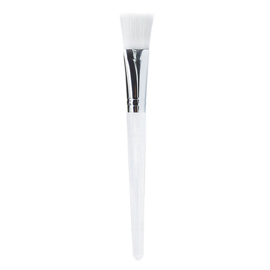 Transparent Facial Treatment Brush Soft Brush White