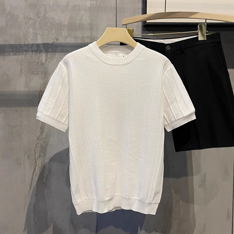 Kortærmet T-shirt Tynd Issilke Halværmet Trøje